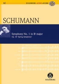 Schumann: Symphony No. 1 B Flat Opus 38 (Study Score + CD) published by Eulenburg